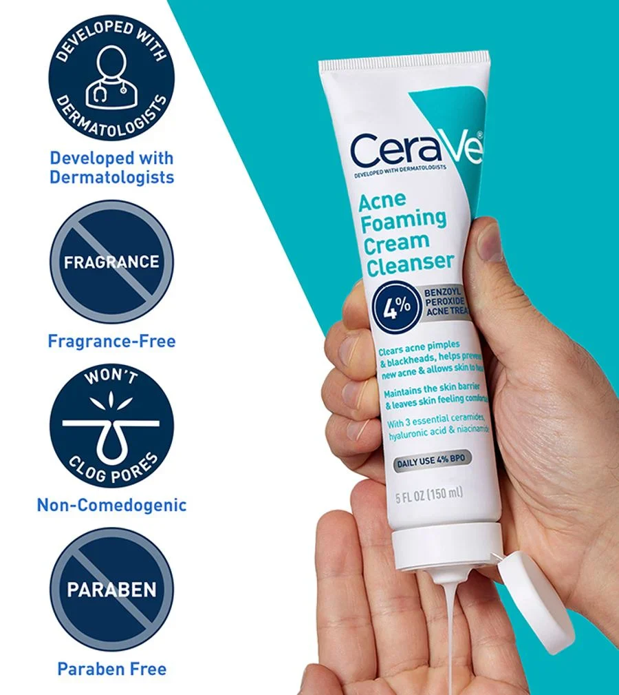 Cerave Limpiador Para Piel Con Acné